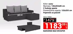 Merkury Market NAROŻNIK MAX WHISPER oferta