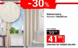 Merkury Market ZASŁONA NA TAŚMIE GALONII oferta
