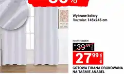 Merkury Market GOTOWA FIRANA DRUKOWANA NA TAŚMIE ANABEL oferta