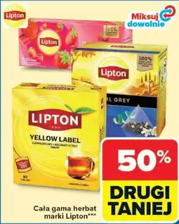 Carrefour Cała gama herbat marki Lipton oferta