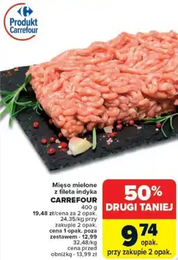 Carrefour Mięso mielone z fileta indyka oferta