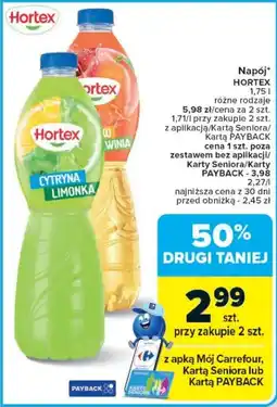 Carrefour Napój HORTEX oferta