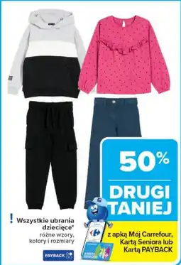 Carrefour Wszystkie ubrania dziecięce oferta