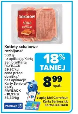 Carrefour Kotlety schabowe rozbijane* oferta