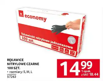 Selgros Rękawice nitrylowe czarne oferta