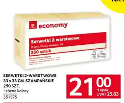 Selgros Serwetki 2-warstwowe szampańskie oferta