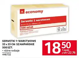 Selgros Serwetki 1 warstwowe szampańskie oferta
