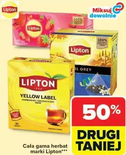 Carrefour Herbaty Lipton oferta