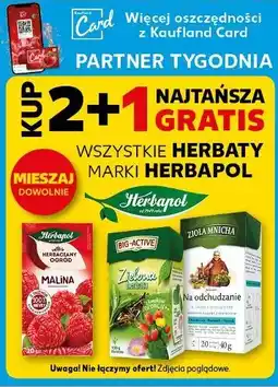 Kaufland Herbaty Herbapol oferta
