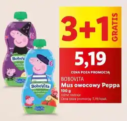 Lidl Mus owocowy Peppa Bobovita oferta
