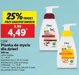Lidl Pianka do mycia dla dzieci CIEN oferta