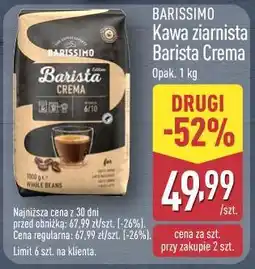 ALDI Kawa ziarnista Barista Crema 1kg oferta