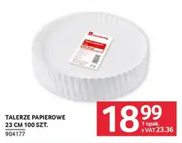 Selgros Talerze papierowe 23 cm oferta