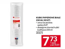 Selgros Kubki papierowe białe oferta