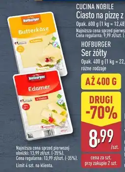 ALDI Ser żółty Hofburger oferta
