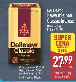 ALDI Kawa mielona Classic Intense Dallmayr oferta