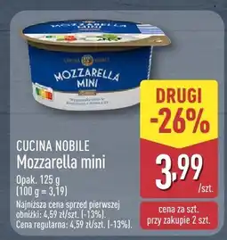 ALDI Ser Mozzarella mini Cucina Nobile oferta
