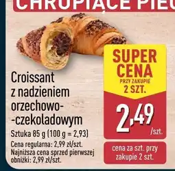 ALDI Croissant z nadzieniem orzechowo-czekoladowym Aldi oferta