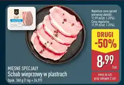 ALDI Schab wieprzowy w plastrach Mięsne Specjały oferta