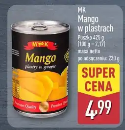 ALDI Mango w plastrach MK oferta