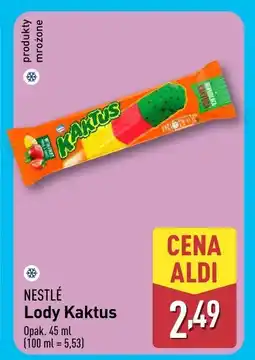 ALDI Lody Nestle Kaktus oferta