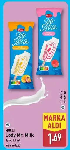 ALDI Lody Mr. Milk Mucci oferta