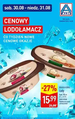 ALDI Lody Bracia Koral oferta