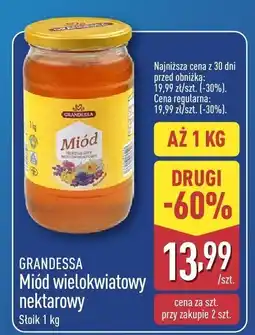 ALDI Miód wielokwiatowy nektarowy GRANDESSA oferta
