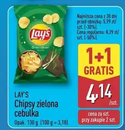 ALDI Chipsy zielona cebulka LAY'S oferta