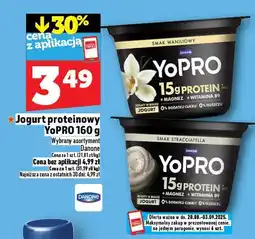 Topaz Jogurt proteinowy YoPRO o smaku waniliowym/stracciatella Danone oferta