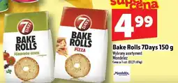 Topaz Pieczywo chrupkie Bake Rolls 7Days 150 g Mondelez oferta