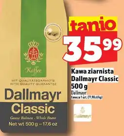 Topaz Kawa ziarnista Dallmayr Classic oferta