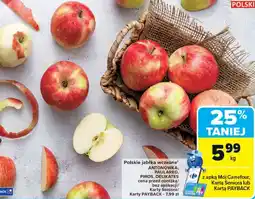 Carrefour Polskie jabłka wczesne oferta