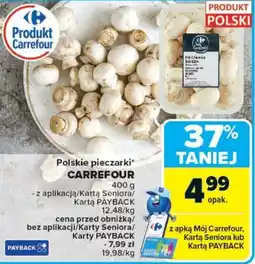 Carrefour Polskie pieczarki oferta