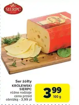 Carrefour Ser żółty KRÓLEWSKI SIERPC oferta