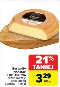 Carrefour Ser żółty ZBÓJNIK Z GOLISZEWA oferta
