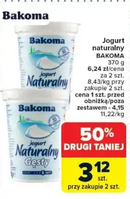 Carrefour Jogurt naturalny BAKOMA oferta