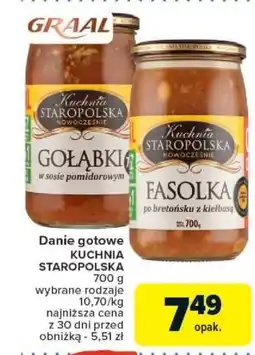 Carrefour Danie gotowe KUCHNIA STAROPOLSKA oferta