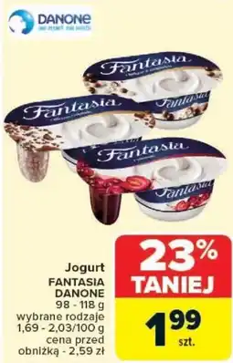 Carrefour Jogurt FANTASIA DANONE oferta