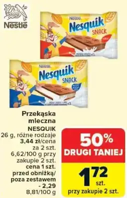 Carrefour Przekąska mleczna NESQUIK oferta