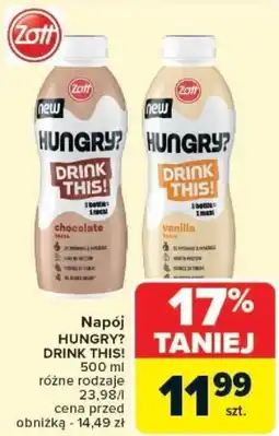 Carrefour Napój HUNGRY? DRINK THIS! oferta
