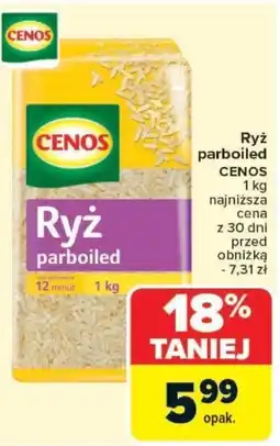 Carrefour Ryż parboiled CENOS oferta