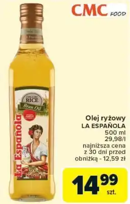 Carrefour Olej ryżowy LA ESPAÑOLA oferta