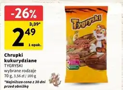 Intermarche Chrupki kukurydziane Tygryski oferta