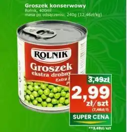 Społem Groszek konserwowy Rolnik oferta