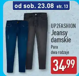 ALDI UP2FASHION Jeansy damskie oferta