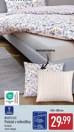ALDI NOVITESSE Pościel z mikrofibry oferta