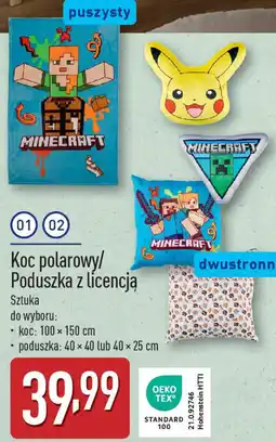 ALDI Koc polarowy/ Poduszka z licencją oferta