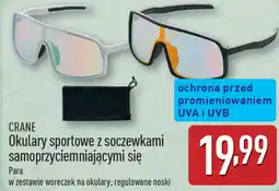 ALDI CRANE Okulary sportowe z soczewkami samoprzyciemniającymi się oferta