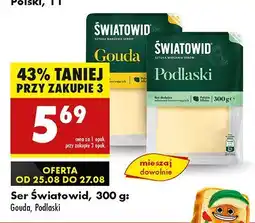 Biedronka Ser Gouda, Podlaski Światowid oferta